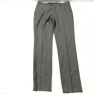 Zonettie Men's Dress Pants Flat Front Straight Leg